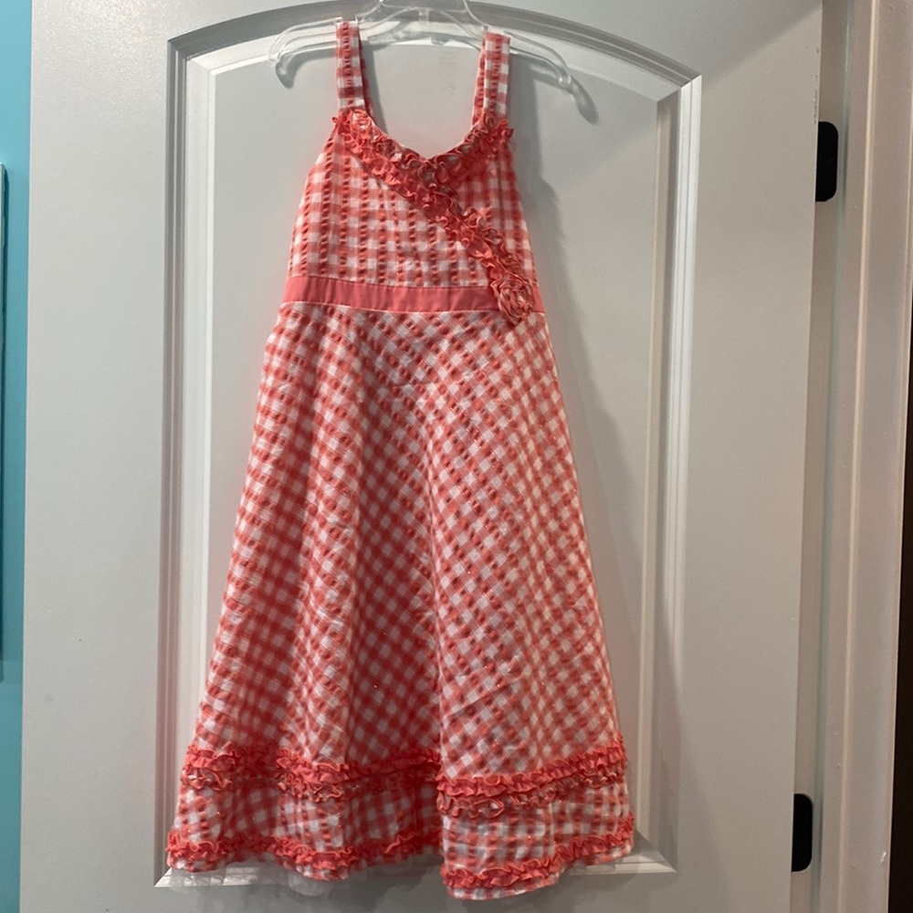 Girls Youngland Orange Dress
